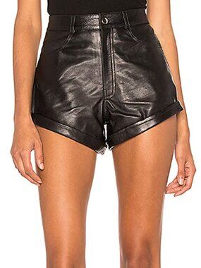 Leather Relaxed Cuff Short LPA